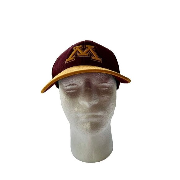 Minnesota Hat U Of M Maroon and Gold strap back Cap by Top of the world Gopher - Picture 6 of 6